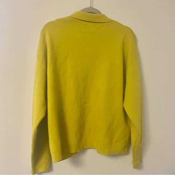 Sioni Size XL Mustard Rayon Blend Button-Up Cardigan Sweater Super Soft in EUC - Picture 5 of 10